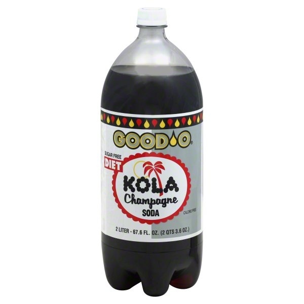 slide 1 of 4, Goodo Good O Soda / Diet Kola Champagne- 2 liter, 67.6 fl oz