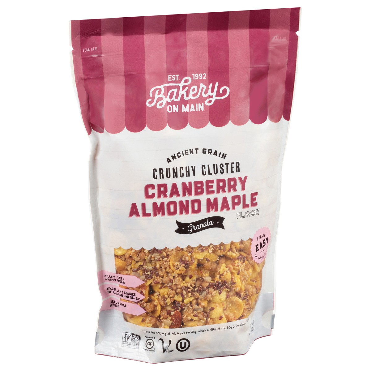 slide 8 of 9, Bakery on Main Crunchy Cluster Cranberry Almond Maple Flavor Granola 11 oz, 11 oz