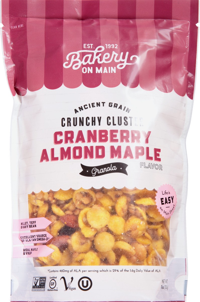 slide 9 of 9, Bakery on Main Crunchy Cluster Cranberry Almond Maple Flavor Granola 11 oz, 11 oz