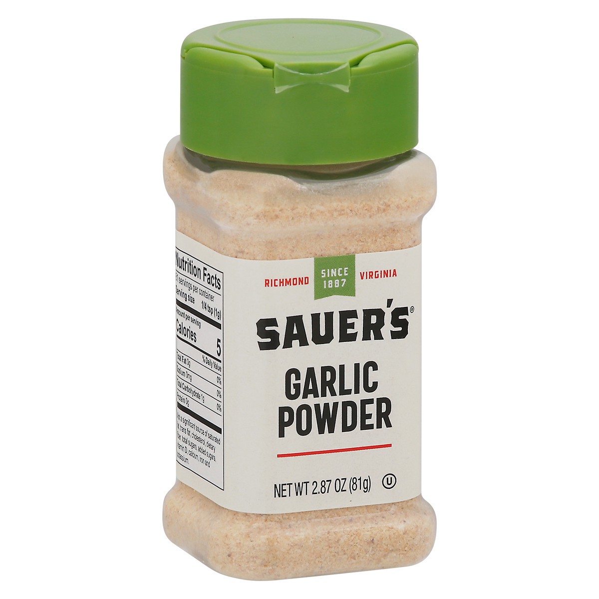 slide 6 of 9, Sauer's Garlic Powder 2.87 oz Bottle, 2.87 oz