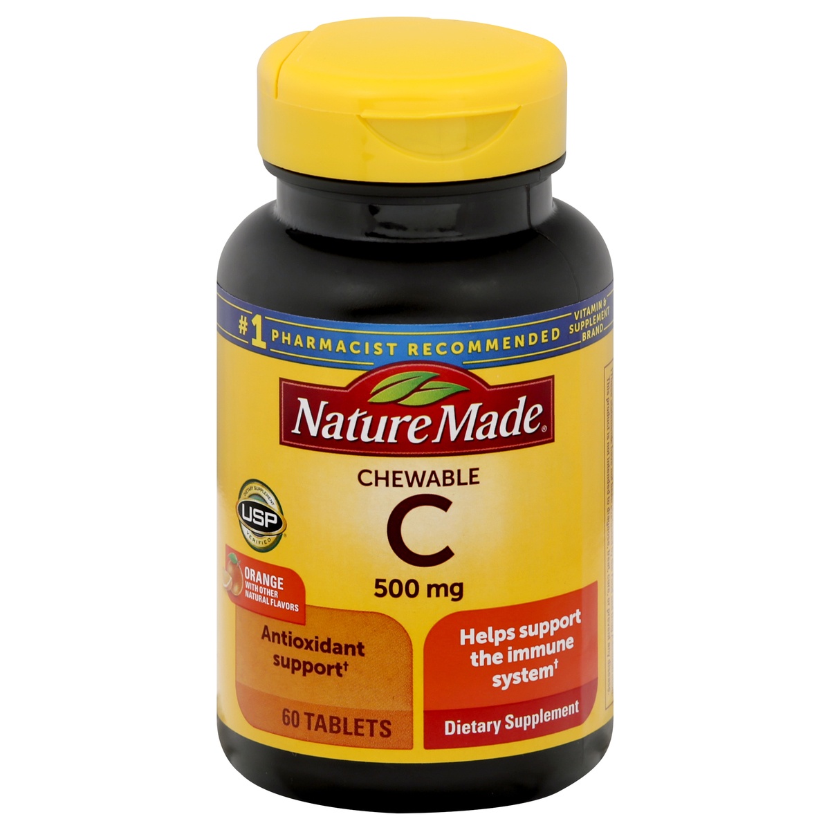 slide 1 of 4, Nature Made Chewable Vitamin C 500 mg Tablets - 60ct, 