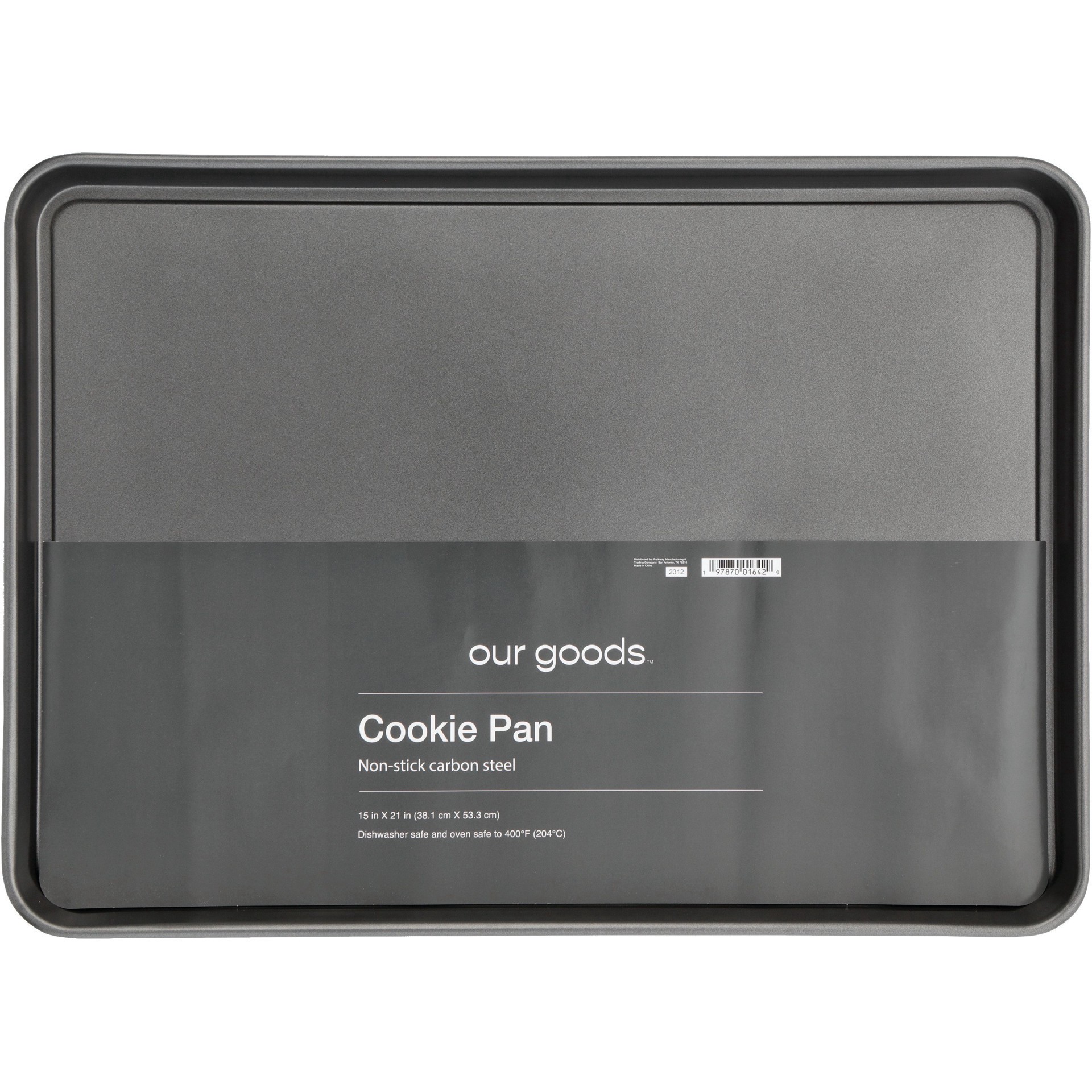 slide 1 of 1, our goods Cookie Sheet, 15 ft ft x 21 ft ft