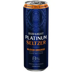 Bud Light Platinum Blood Orange Hard Seltzer 25 fl oz