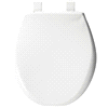 slide 4 of 5, Mayfair WHSP Sta-Tite Easy Clean White Round Toilet Seat, 1 ct