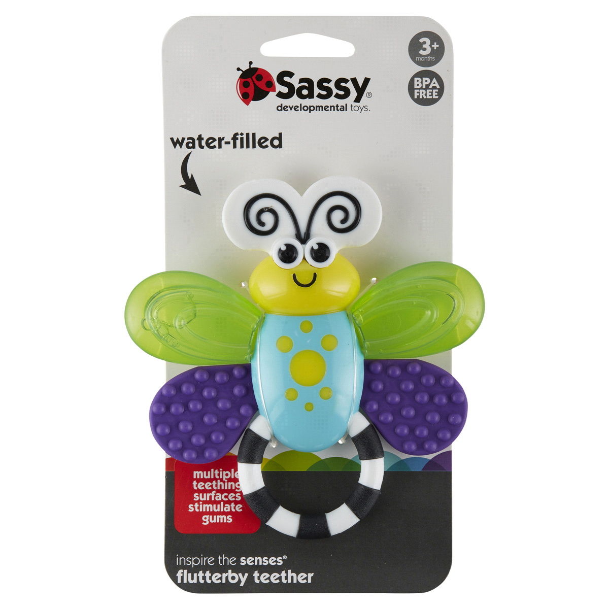 slide 1 of 1, Sassy Sassy Flutterby Teether, 1 ct