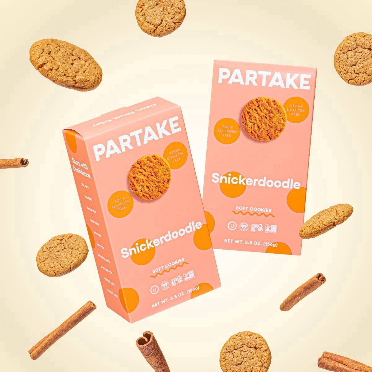 slide 11 of 17, Partake Soft Snickerdoodle Cookies 5.5 oz, 5.5 oz