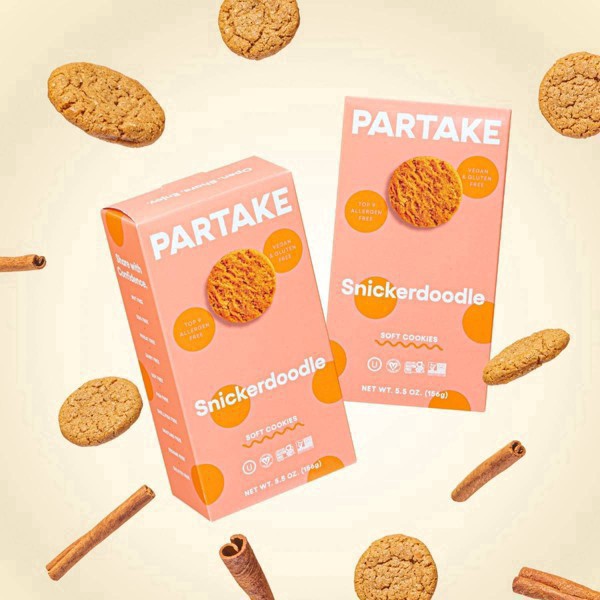 slide 9 of 17, Partake Soft Snickerdoodle Cookies 5.5 oz, 5.5 oz