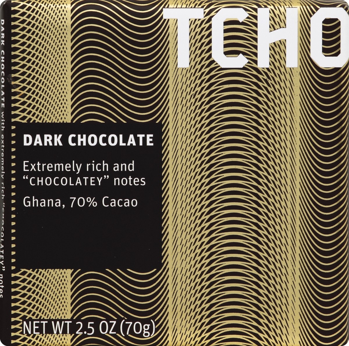 slide 5 of 5, TCHO Dark Chocolate Bar, 2.5 oz