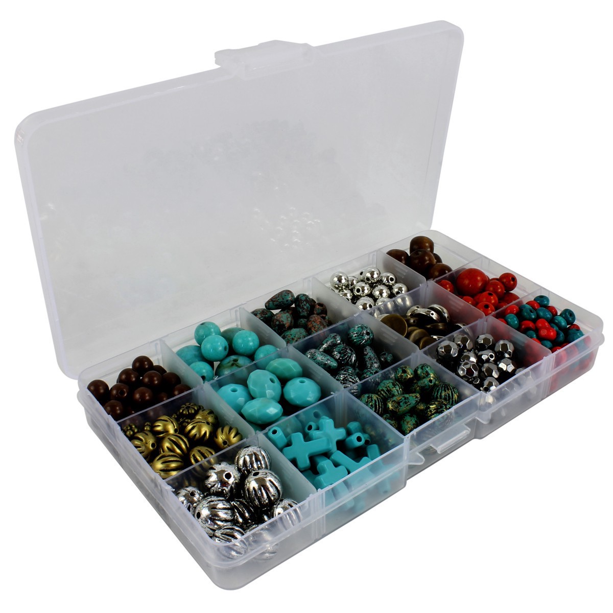 slide 3 of 4, Southwest Crafting Beads Box By Bead Landing, 6.5mm-16mm