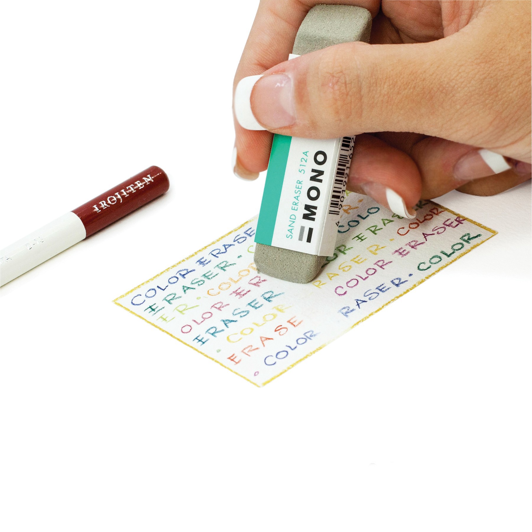 slide 2 of 8, Tombow Mono Colored Pencil Erasers, 2ct., 2 ct