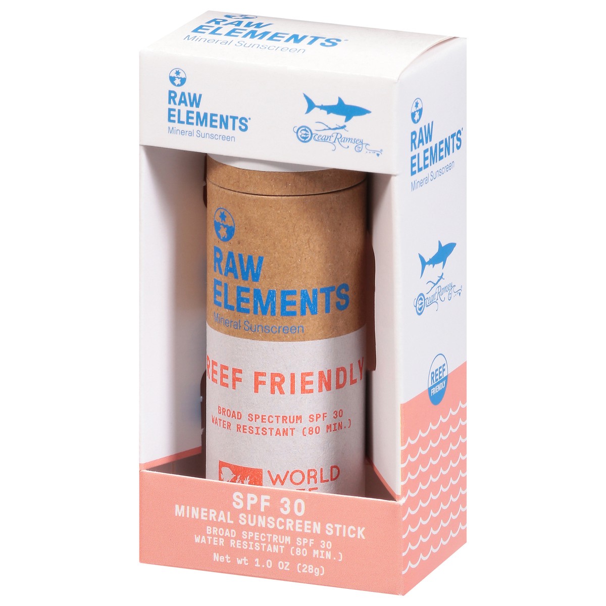 slide 7 of 9, Raw Elements Broad Spectrum SPF 30 Mineral Sunscreen Stick 1.0 oz, 1 oz