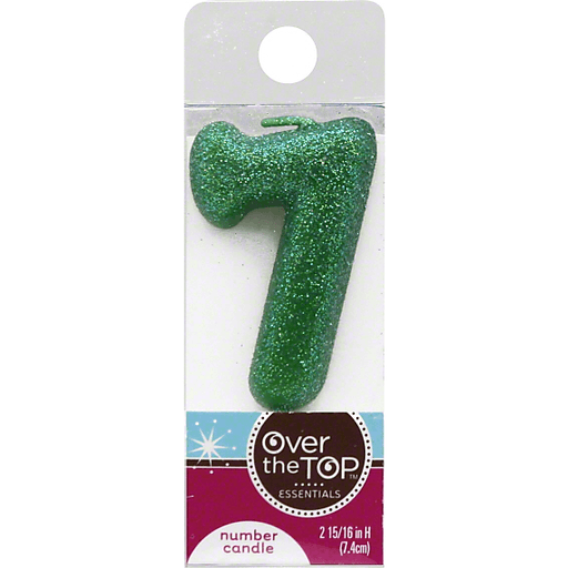 slide 2 of 3, Over The Top Essentials 5 Number Candle 1 ea, 1 ct