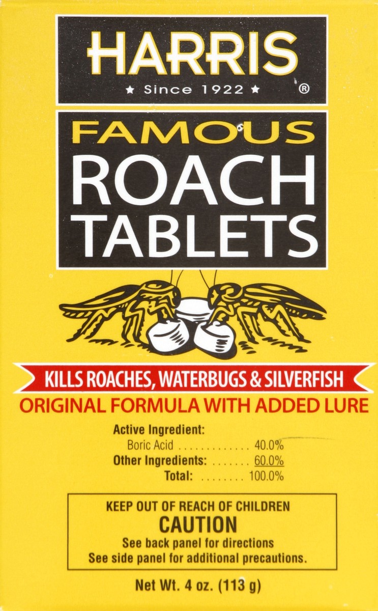 slide 1 of 4, Harris Famous Roach Tablets, 4 oz