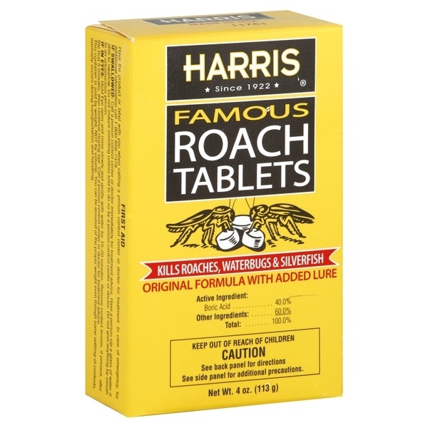 slide 1 of 1, Harris Famous Roach Tablets, 4 oz