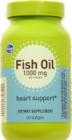 slide 1 of 1, Kroger Heart Support Fish Oil, 60 ct