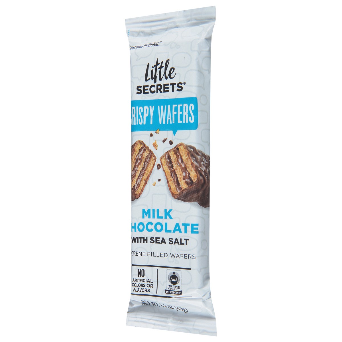 slide 3 of 9, Little Secrets Milk Chocolate Crispy Wafers with Sea Salt 1.4 oz, 1.4 oz
