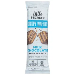 Little Secrets Milk Chocolate Crispy Wafers with Sea Salt 1.4 oz
