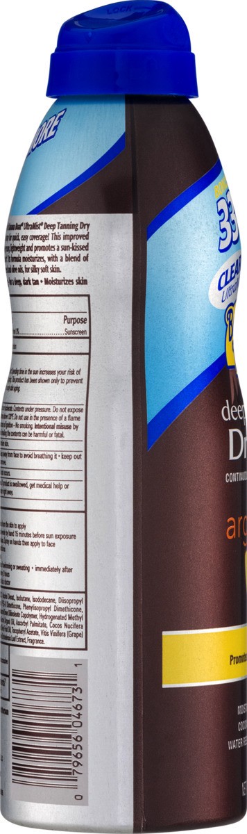 slide 6 of 9, Banana Boat Deep Tanning Dry Oil with Argan Oil Spray Sunscreen SPF 4, 8 oz