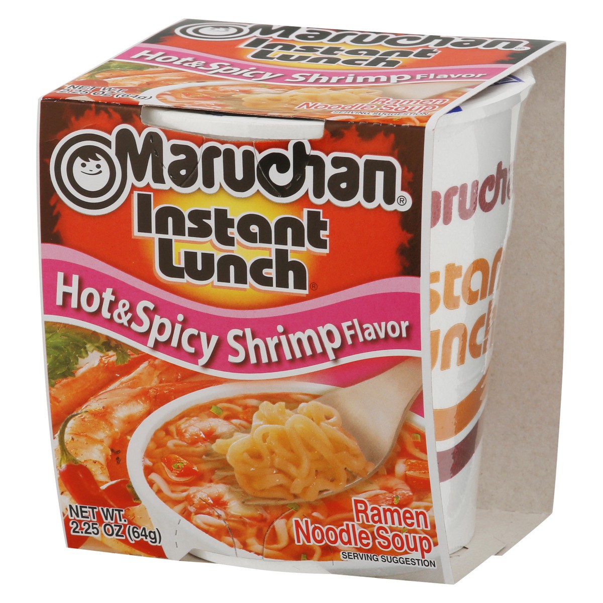 slide 4 of 9, Maruchan Instant Lunch Hot & Spicy Shrimp Flavor Ramen Noodle Soup 2.25 oz, 2.25 oz