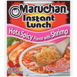 Maruchan Instant Lunch Hot & Spicy Shrimp Flavor Ramen Noodle Soup - 2.25 oz