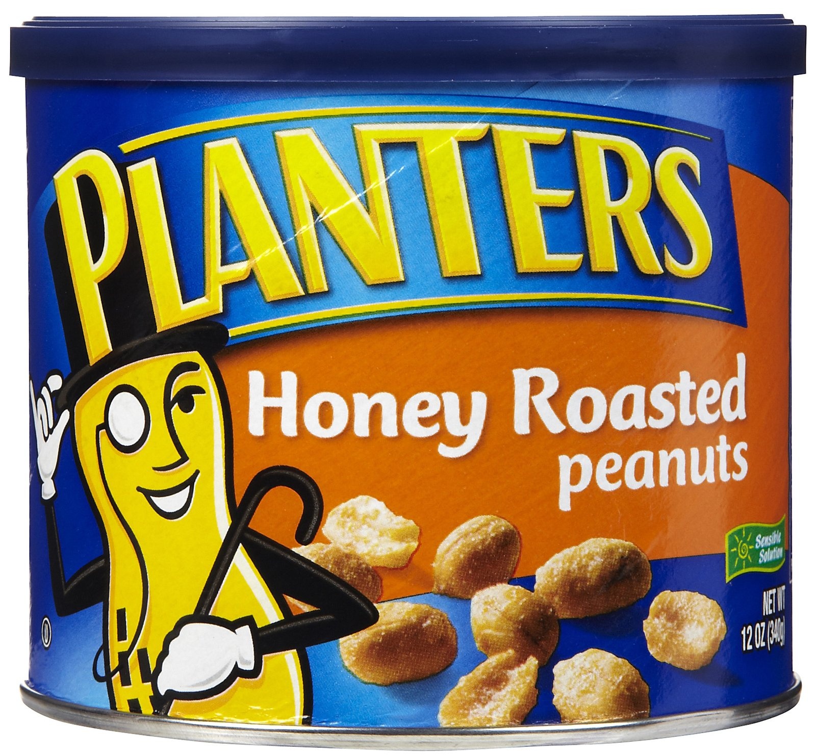 slide 1 of 1, Planters Honey Roasted Peanuts, 12 oz