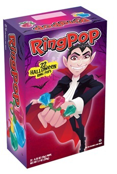 slide 1 of 1, Ring Pop Halloween Display Box, 15 oz