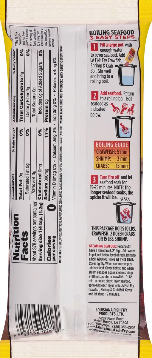 slide 5 of 11, Louisiana Fish Fry Products Original Recipe Crawfish Shrimp & Crab Boil 16 oz, 16 oz
