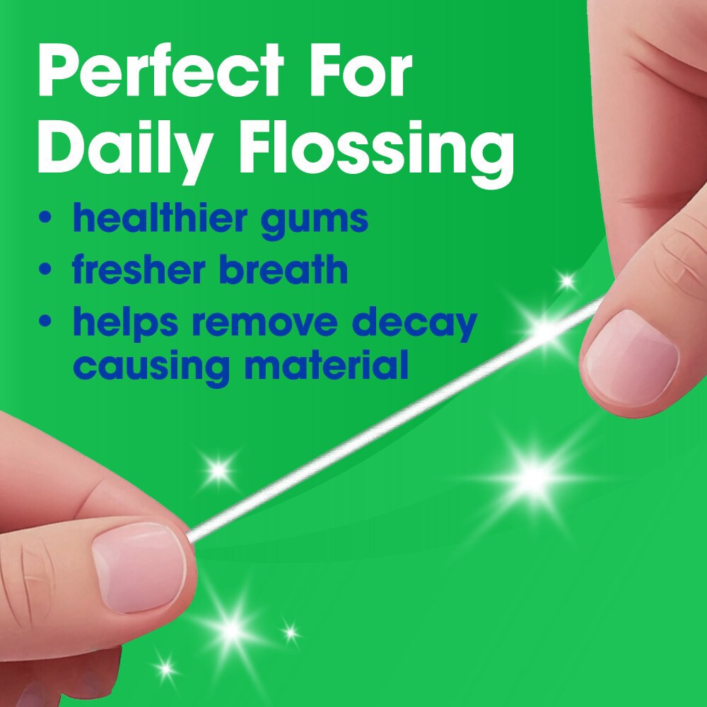 slide 3 of 4, Kroger Mint Waxed Dental Floss, 100 yd