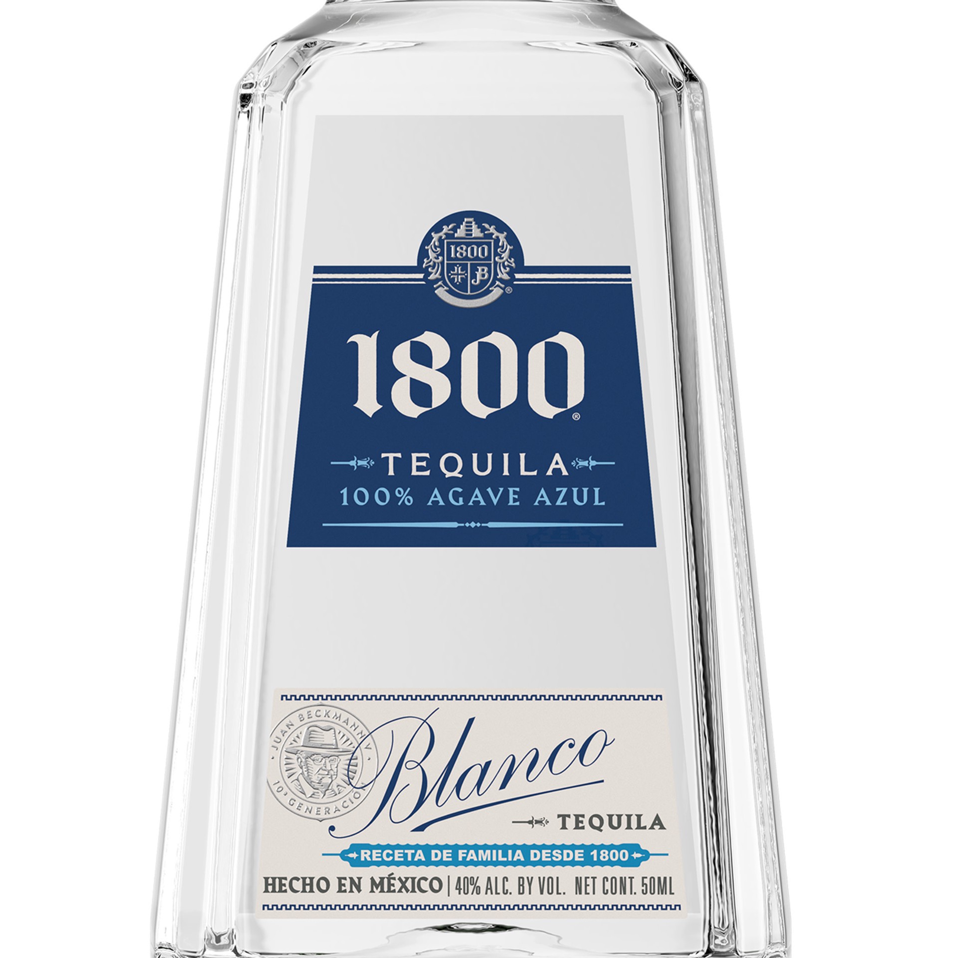 slide 9 of 10, 1800 Tequila Blanco 80 Proof - 50 ml, 50 fl oz