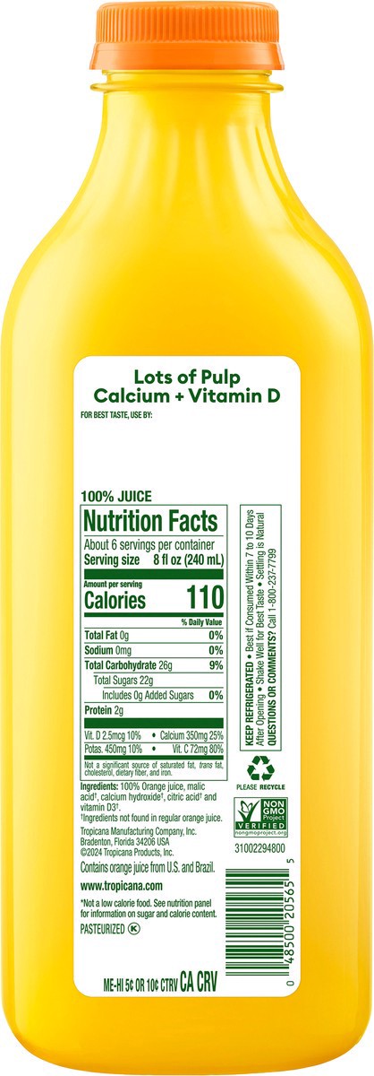 slide 12 of 12, Pure Premium 100% Orange Juice, 46 fl oz