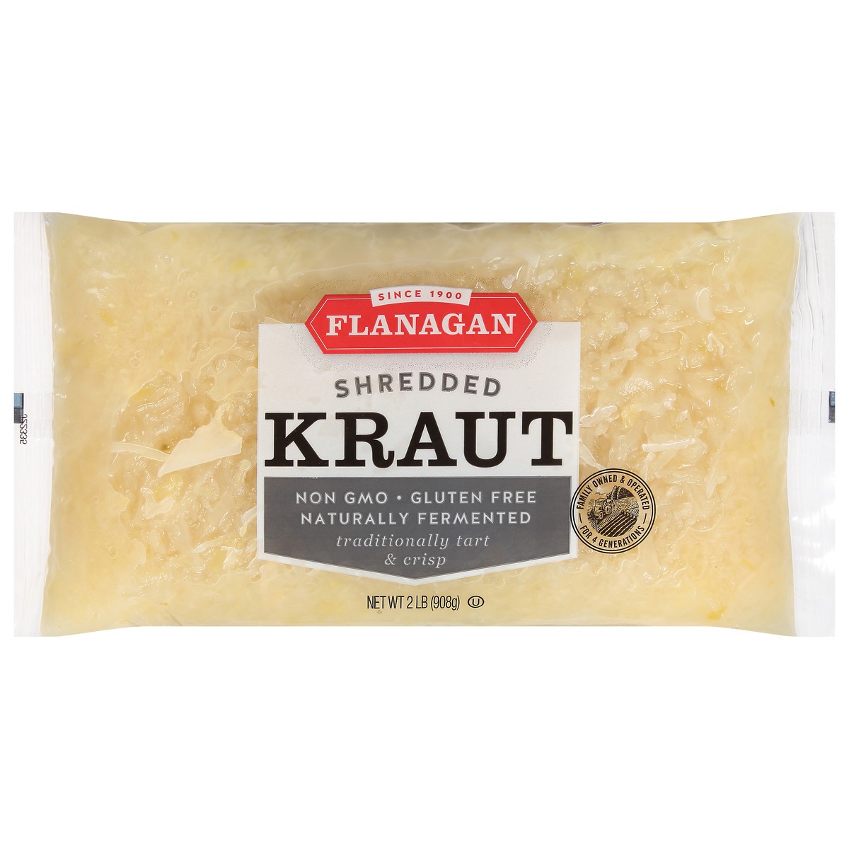 slide 1 of 2, Flanagan Shredded Kraut 2 lb, 2 lb