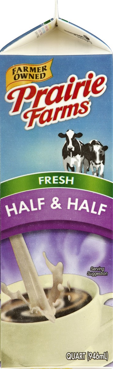 slide 7 of 7, Prairie Farms Half & Half - 1 qt, 1 qt