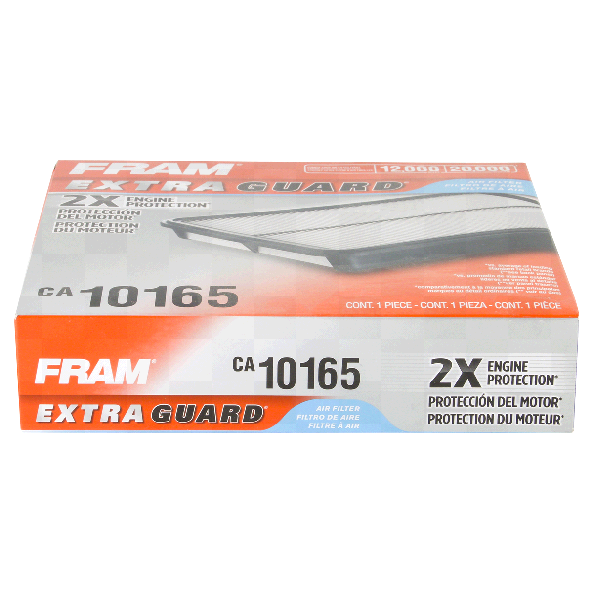 slide 6 of 6, Fram Extra Guard Air Filter CA10165, 1 ct