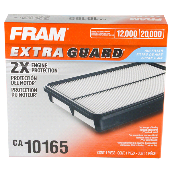 slide 1 of 6, Fram Extra Guard Air Filter CA10165, 1 ct