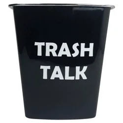 Kolorae Waste Can Trash Talk, 10.25 in x 10 in x