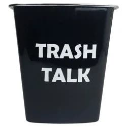 Kolorae Waste Can Trash Talk, 10.25 in x 10 in x