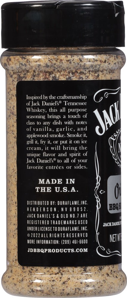 slide 4 of 4, Jack Daniel's Old No. 7 Brand Original BBQ Seasoning 5.9 oz, 5.9 oz