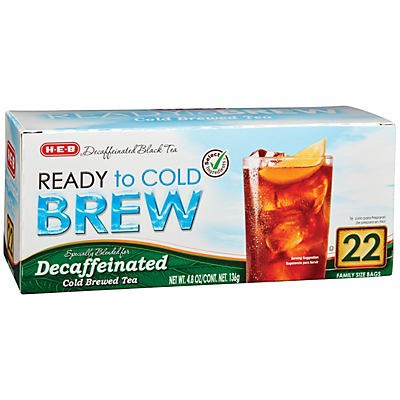 slide 1 of 1, H-B Select Ingredients Ready to Cold Brew Decaffeinated Tea Bags- 22 ct, 22 ct