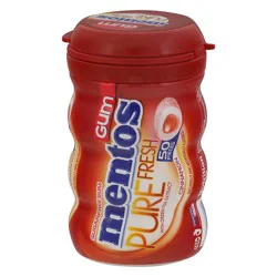 Mentos Pure Fresh Sugar Free Cinnamon Gum 50 Pieces