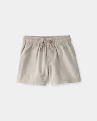 Carter's Baby Boy Twill Shorts - Light Khaki Beige 12M