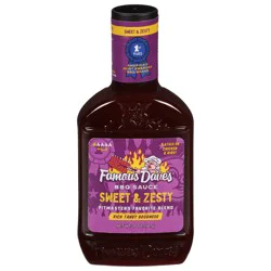 Famous Dave's Mild Sweet & Zesty BBQ Sauce 20 oz