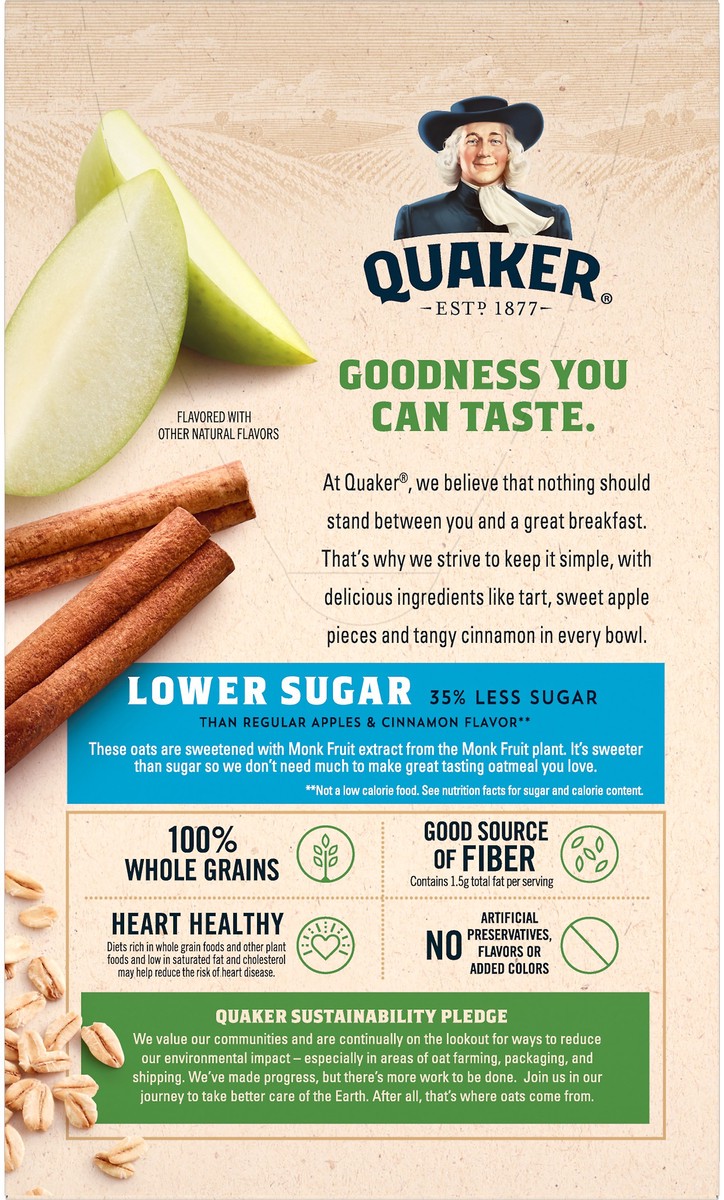 slide 5 of 6, Quaker Instant Oatmeal, 10 ct