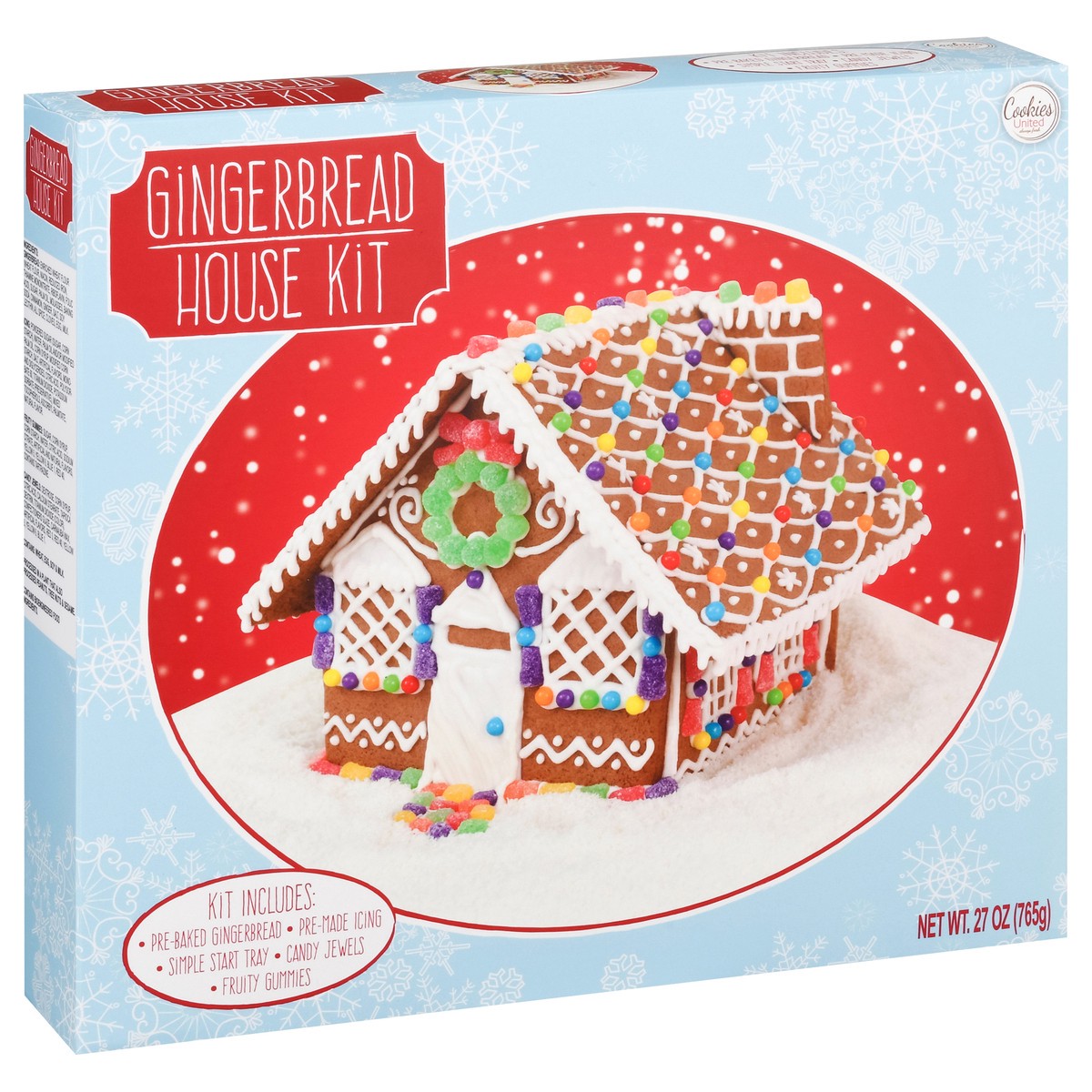 slide 7 of 13, Cookies United Gingerbread House Kit 27 oz, 27 oz