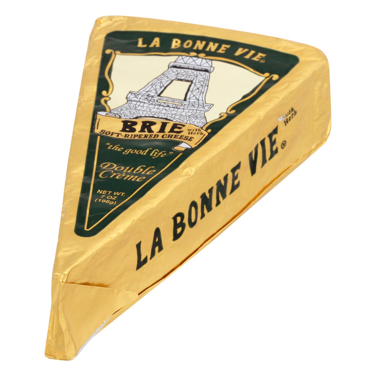 slide 4 of 11, La Bonne Vie Herb Brie Gold Foil - 7 Oz, 7 oz
