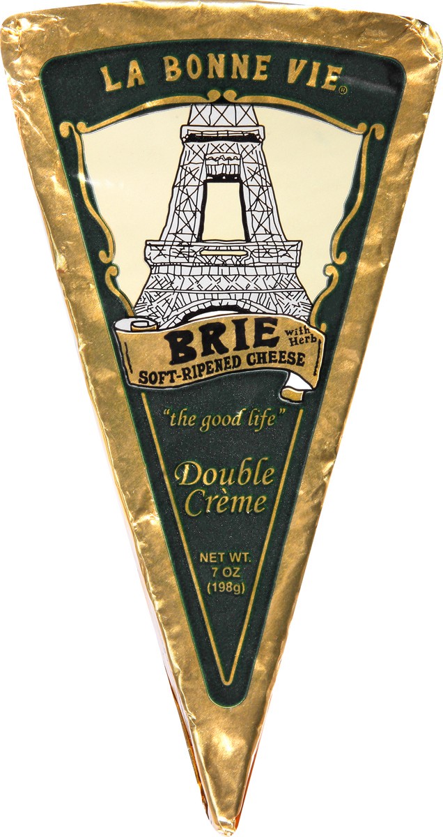 slide 1 of 11, La Bonne Vie Herb Brie Gold Foil - 7 Oz, 7 oz