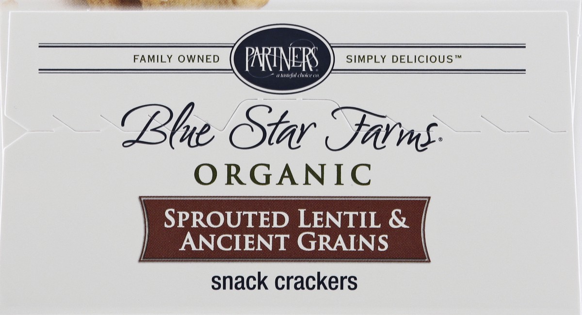 slide 11 of 13, Partners Organic Sprouted Lentil & Ancient Grains Snack Crackers 5 oz, 5 oz