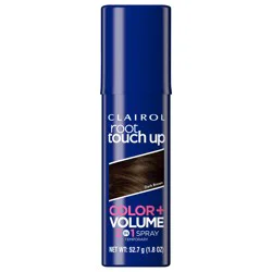 Clairol Root Touch-Up Color + Volume Spray 2 in 1 Temporary Dark Brown 1.8 oz