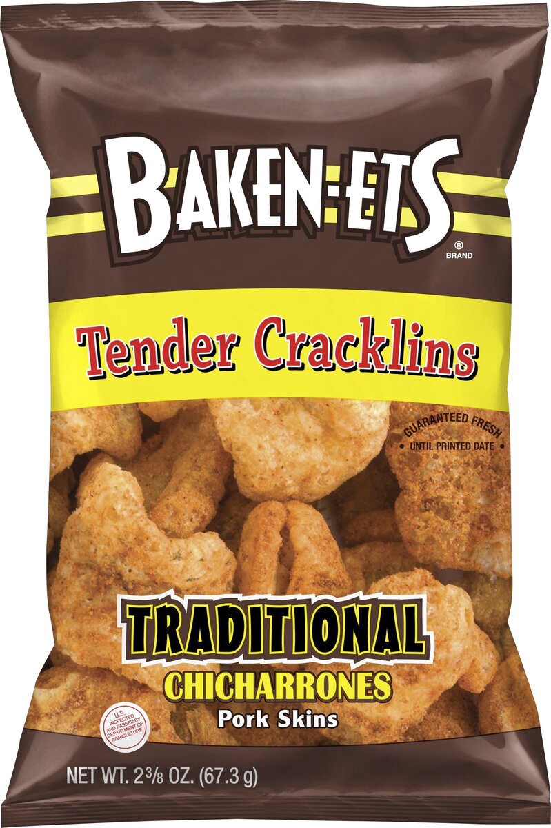 slide 4 of 7, BAKEN-ETS Pork Rinds, 2.38 oz