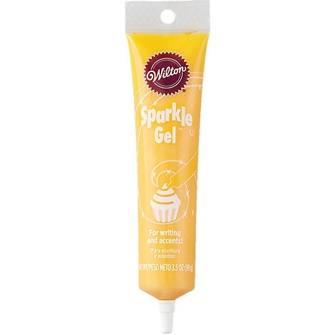 slide 1 of 1, Wilton Sparkle Gel - Yellow, 1 ct