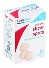 slide 1 of 1, Equaline Small Sized Sheer Spots Bandages, 100 ct